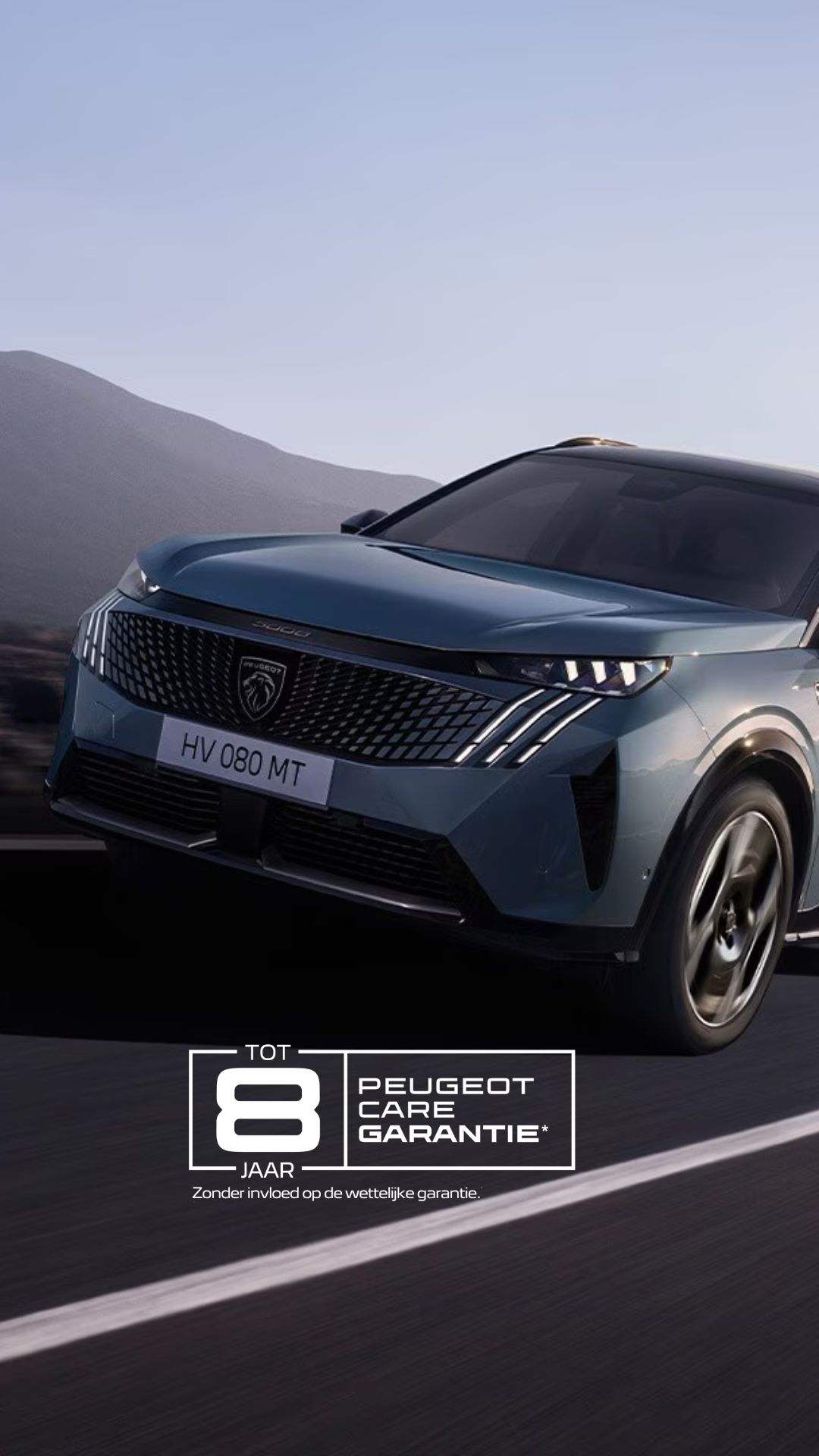 Peugeot E-5008 vooraanzicht