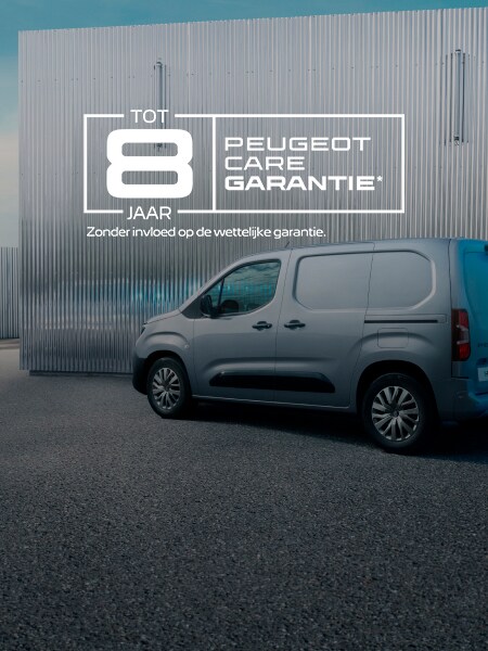 PEUGEOT E-Partner en PEUGEOT CARE-logo