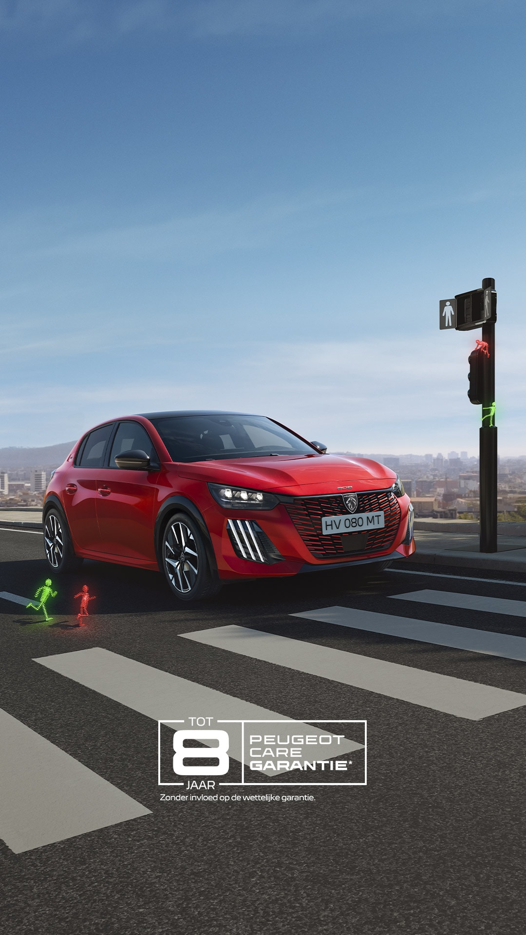 PEUGEOT 208 hybride of benzine vooraanzicht