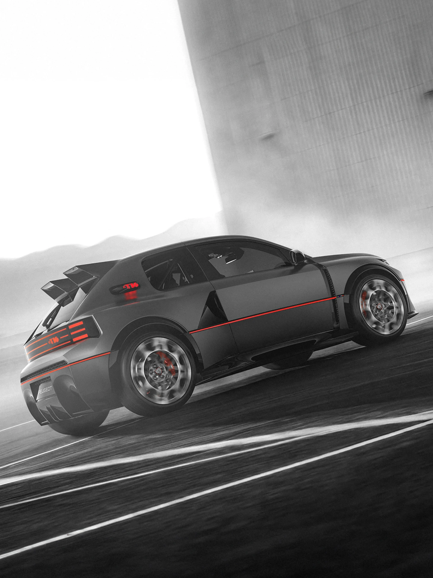 PEUGEOT E-T16 Concept, uitgerust met Steer-by-Wire-technologie.