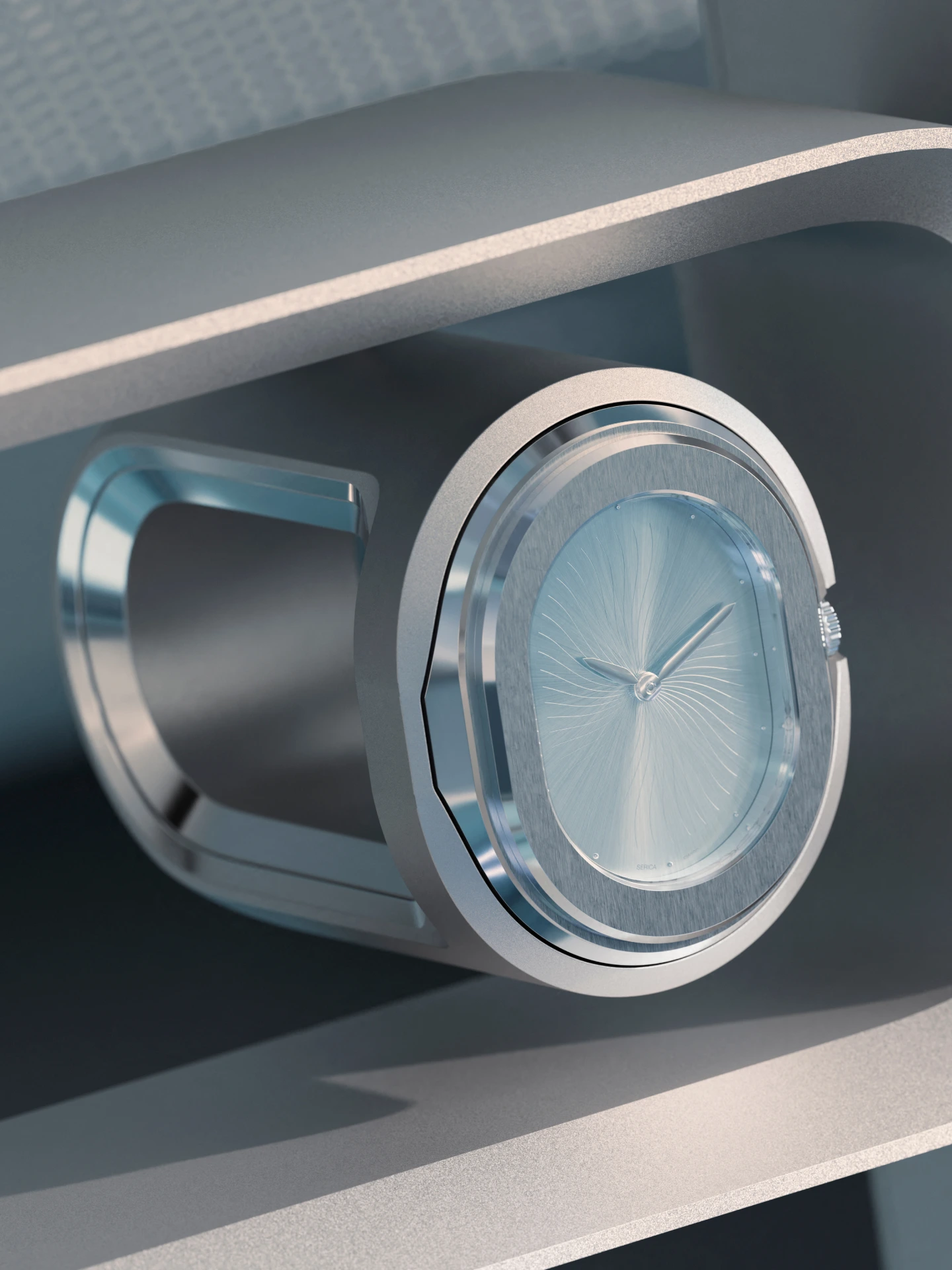 Het SERICA-horloge in de PEUGEOT RCZ Vision