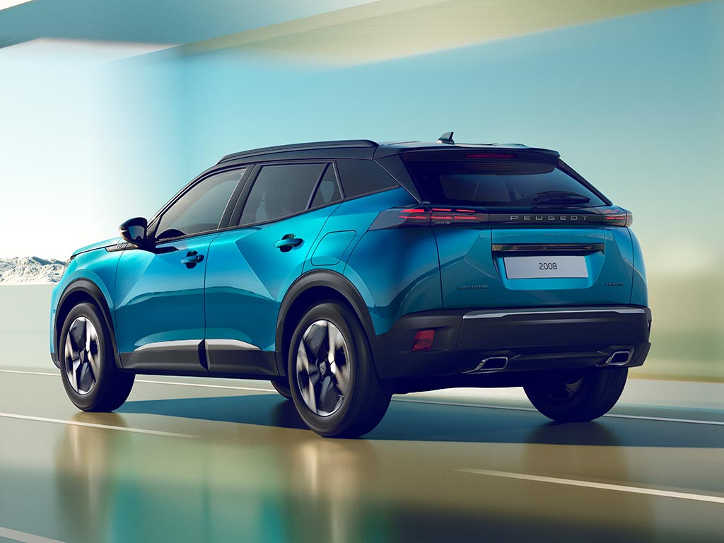 Nouveau PEUGEOT 2008 Hybride vue arrière