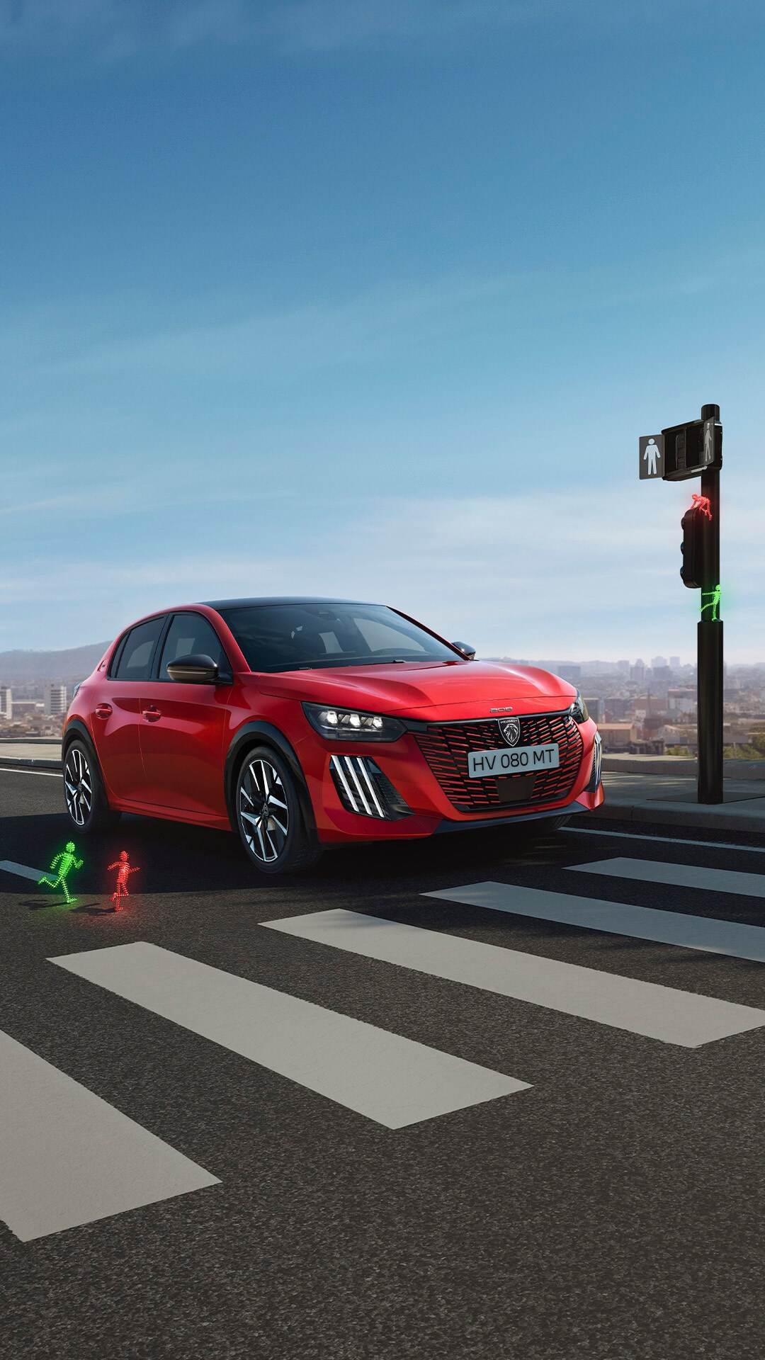 PEUGEOT 208 hybride of benzine vooraanzicht