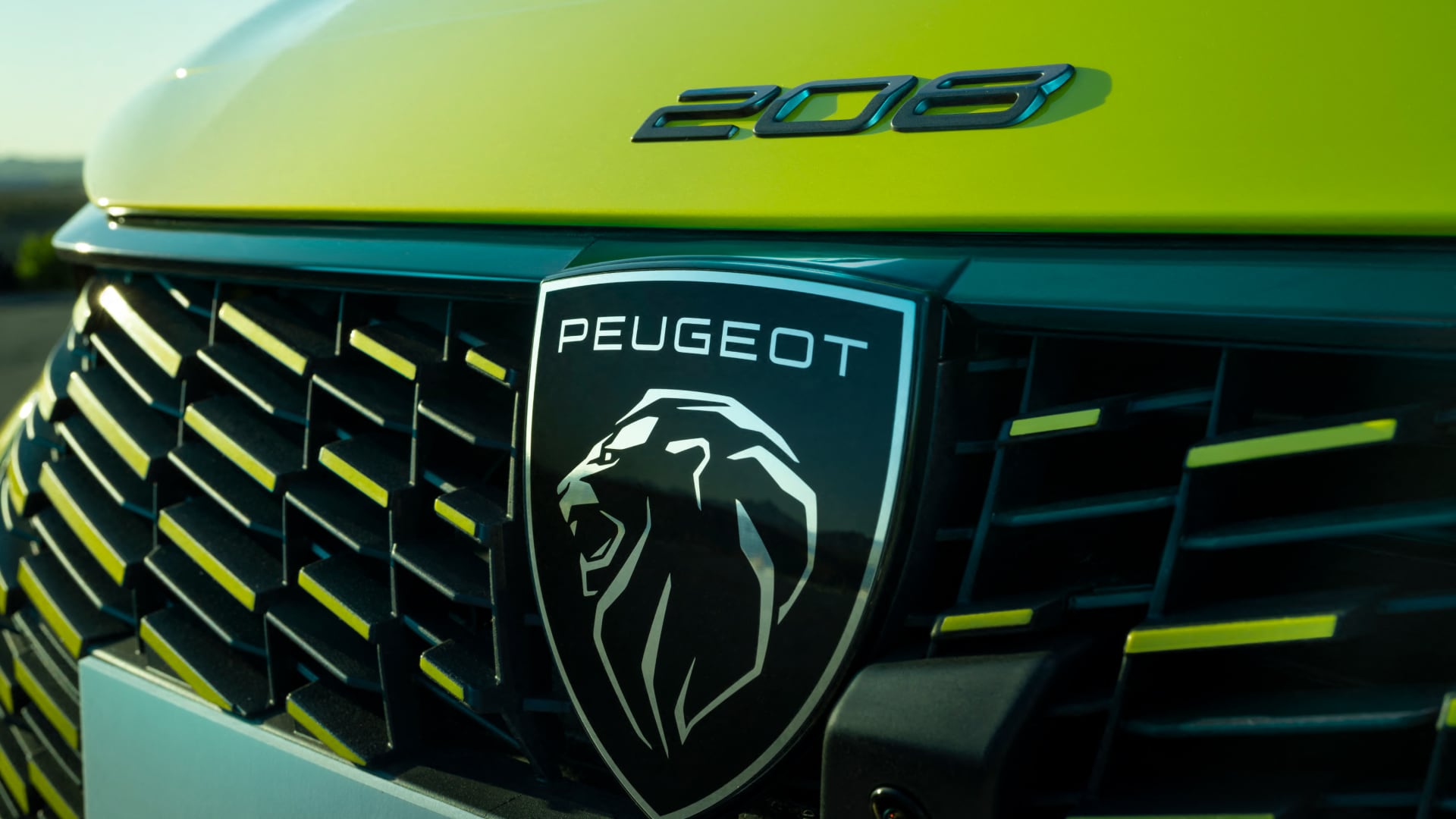 PEUGEOT 208 vooraanzicht