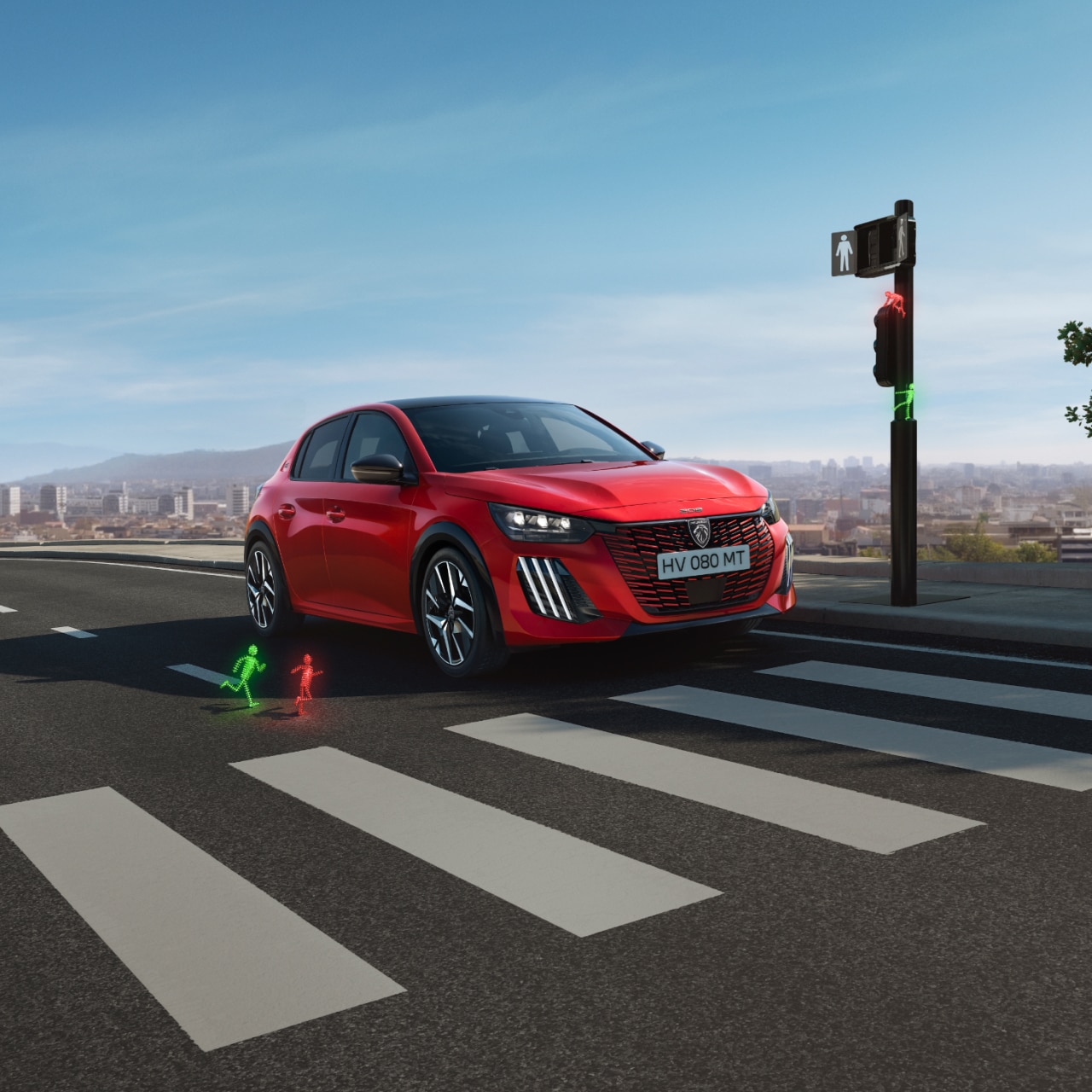 PEUGEOT 208 vooraanzicht