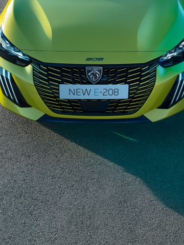 PEUGEOT E-208 met 3 klauwen