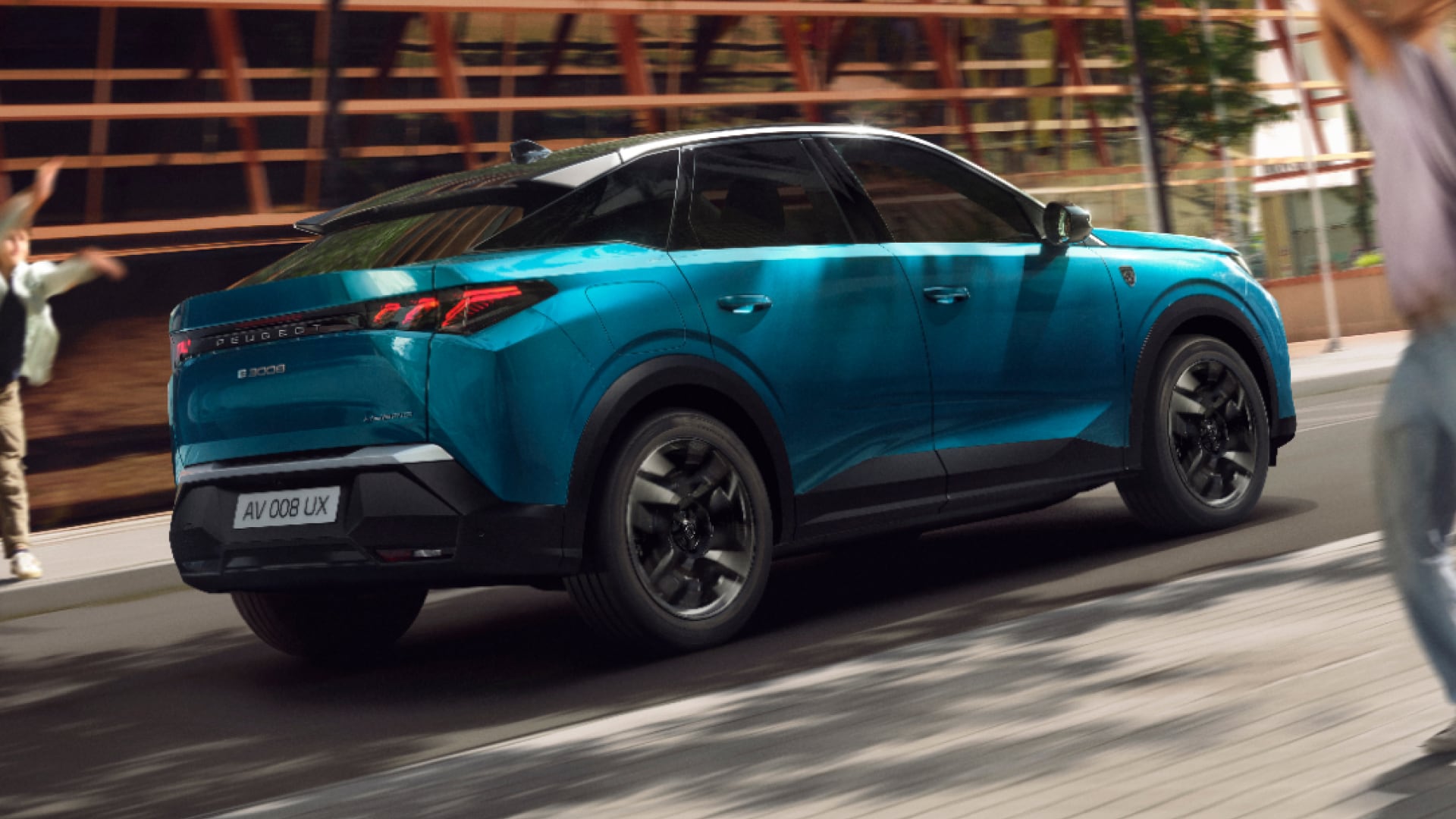 PEUGEOT 3008 Hybride uitzicht achterkant