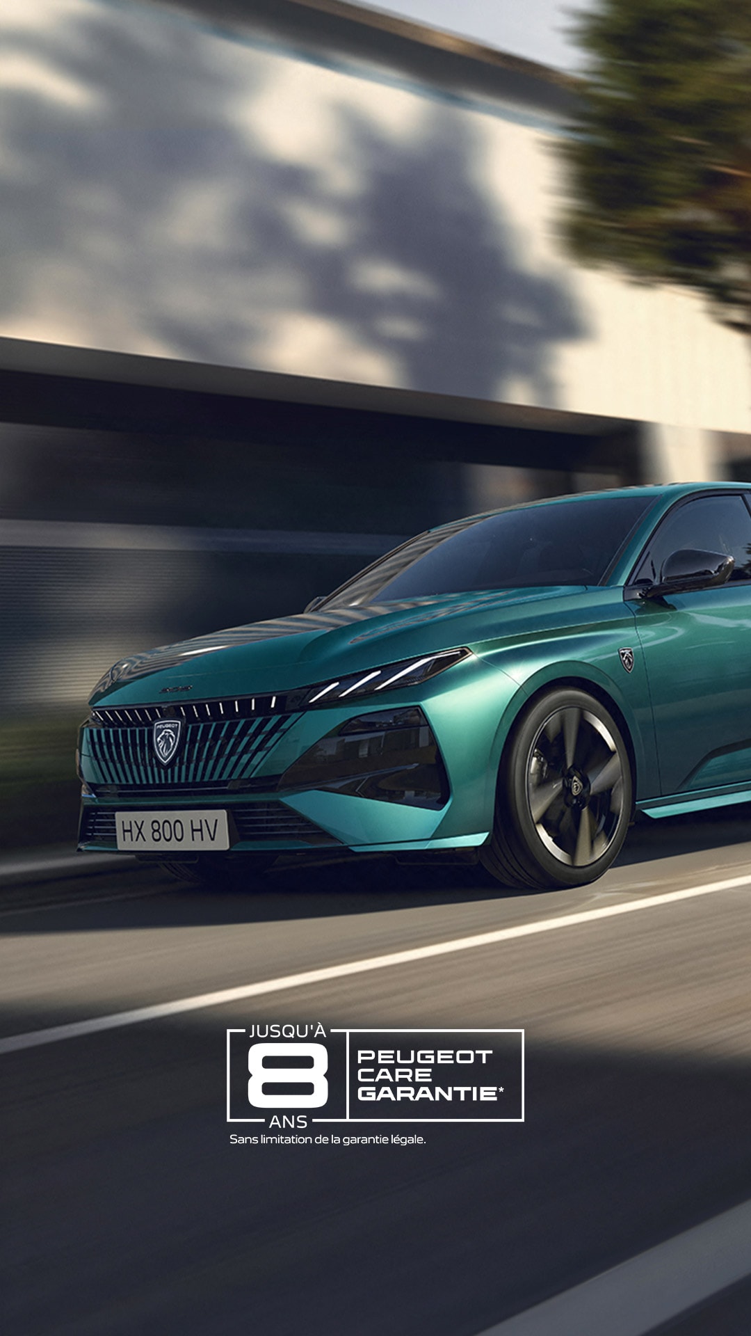 New PEUGEOT 308 front view