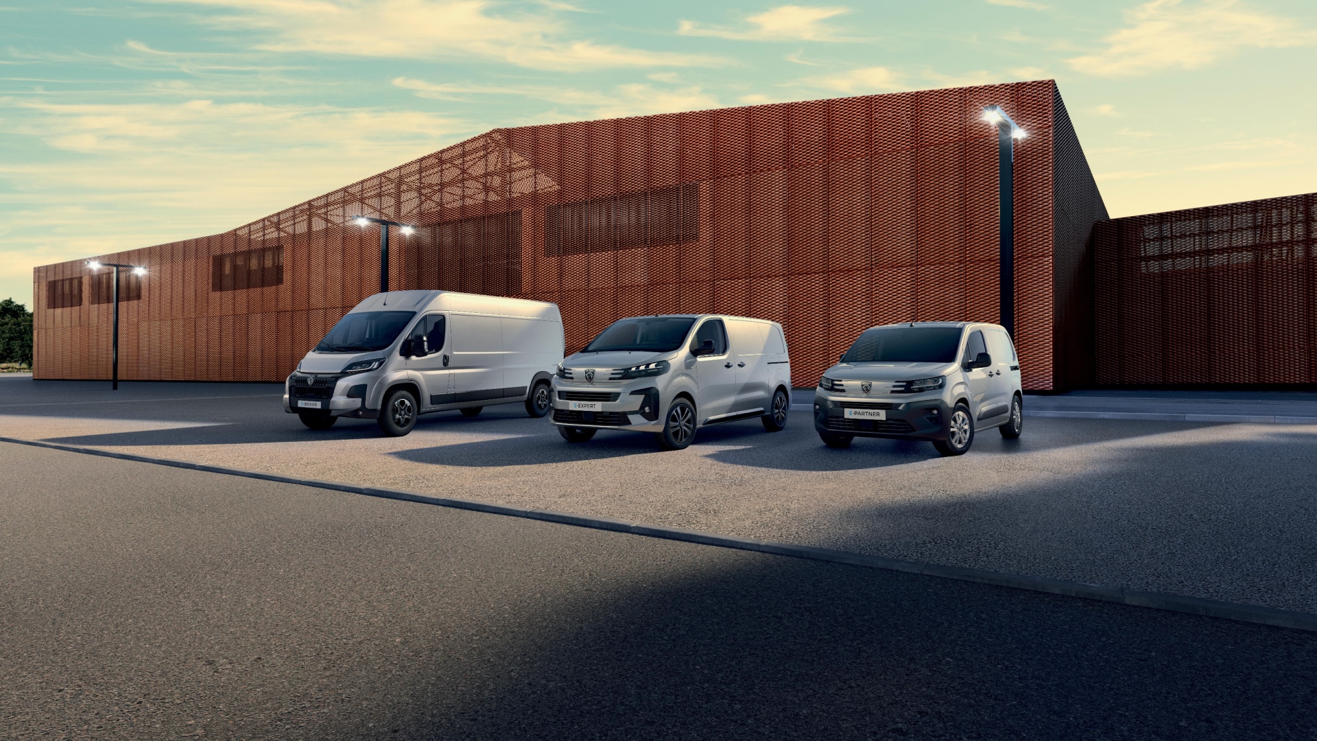 PEUGEOT electric van range