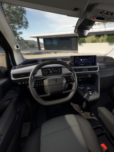 Nieuwe PEUGEOT Parnter Active bestuurderscockpit