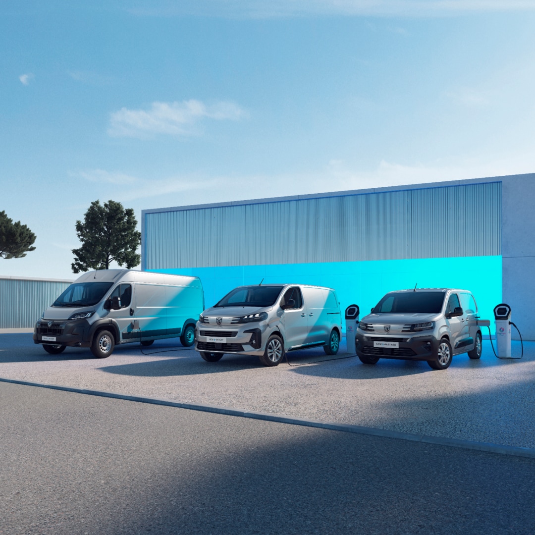 Gamma PEUGEOT elektrische bestelwagens