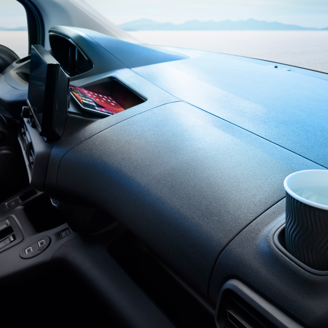 PEUGEOT E-Partner, opbergruimte in het interieur