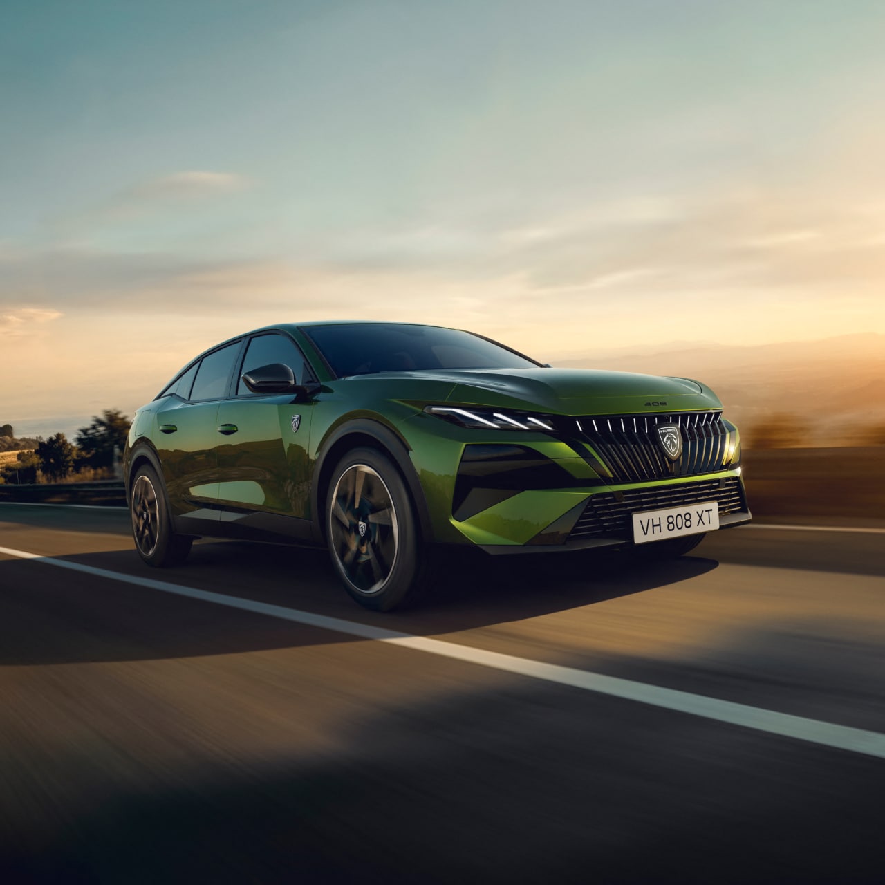 Nieuwe Peugeot 408 vooraanzicht