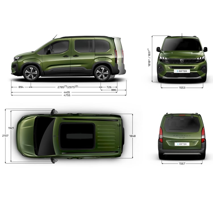 Peugeot E-Rifter 100% Elektrische Auto | Prijs & Aanbiedingen