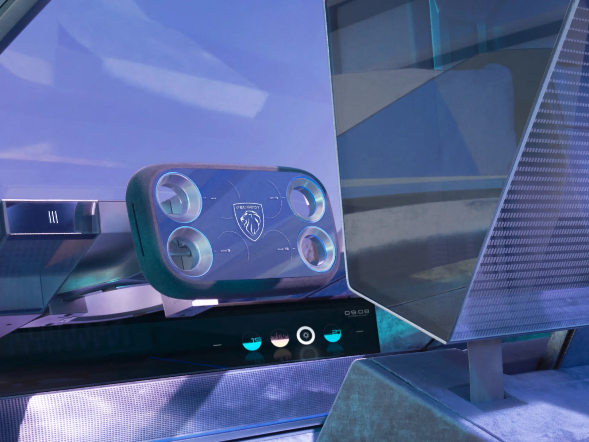 Peugeot Inception-concept uitgerust met Hypersquare®